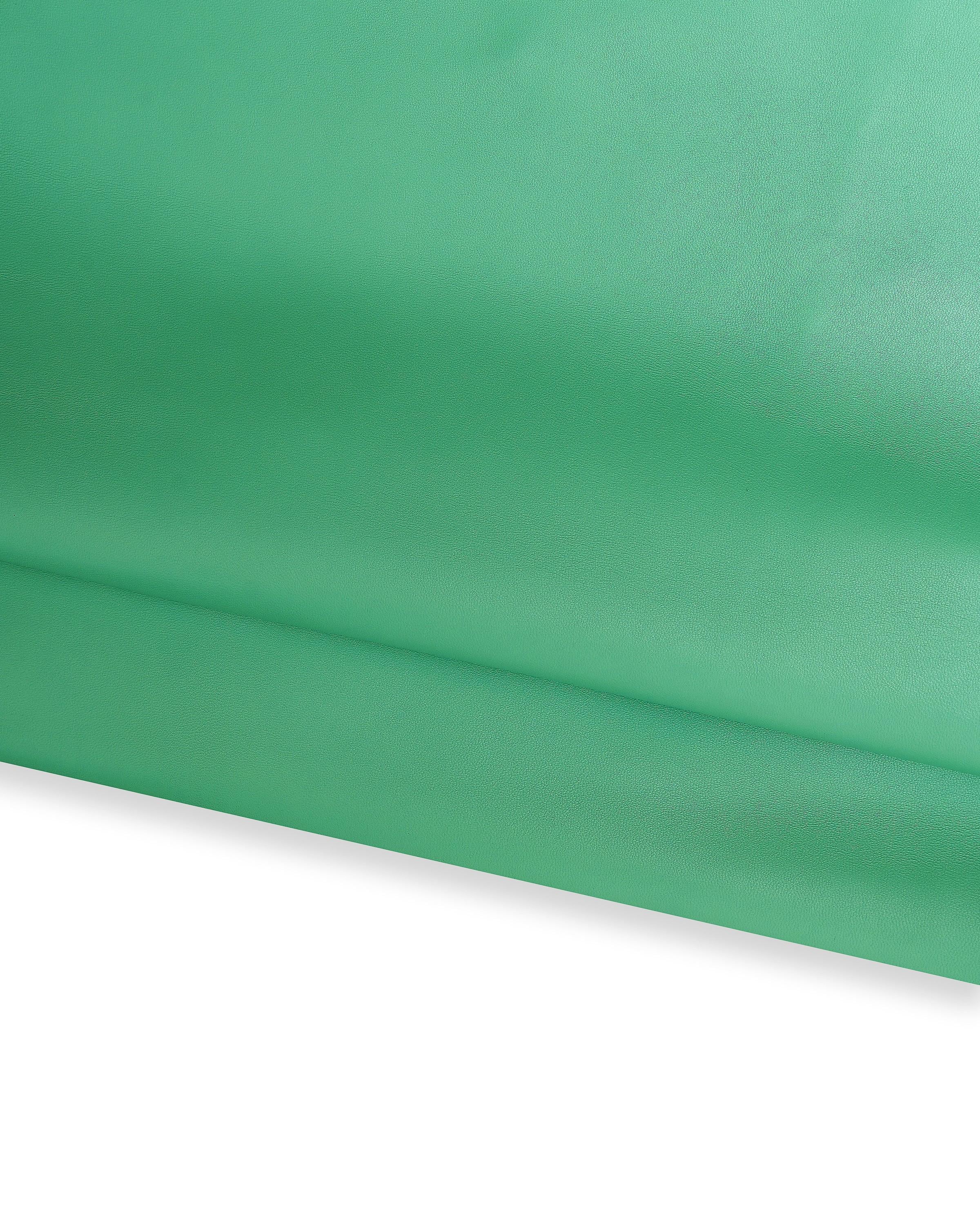 Mint green NAPPA leather skin, smooth soft lambskin, matt sheepskin 1.0 - 1.2 mm perfect for diy projects B17191-TU La Garzarara