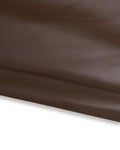 Coffe cow leather hide, soft chestnut cowhide skin, smooth genuine full grain cow 0.9 - 1.1 mm B17196-TU La Garzarara