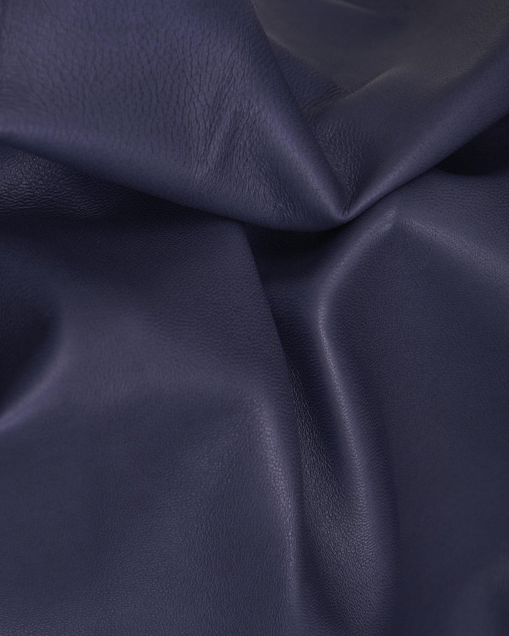 Blue Smooth Lambskin Leather, Suplle Garment Hide Blue INDIGO , premium NAPPA leather skin for clothing B17595-TU La Garzarara