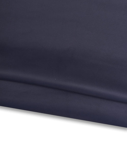 Blue Smooth Lambskin Leather, Suplle Garment Hide Blue INDIGO , premium NAPPA leather skin for clothing B17595-TU La Garzarara