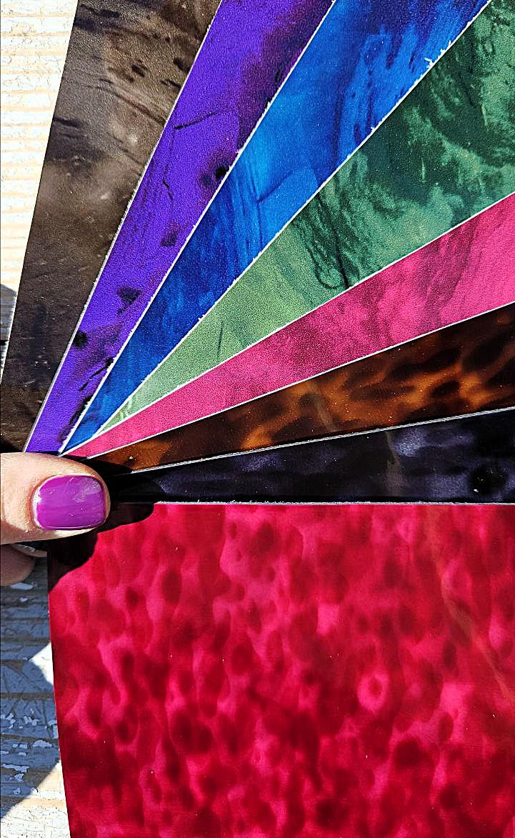 8 Selected leather scraps, PATENT, colors various, printed ,mix selection leather pieces as per pictures RT279 La Garzarara