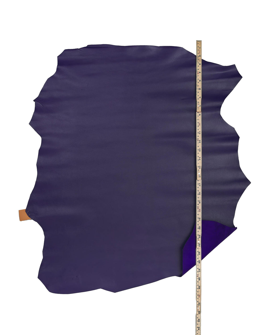 Indigo blue NAPPA sheepskin Leather, smooth glossy supple lamb leather skin, hide for clothing 0.7 - 0.9 mm B17613-TU La Garzarara