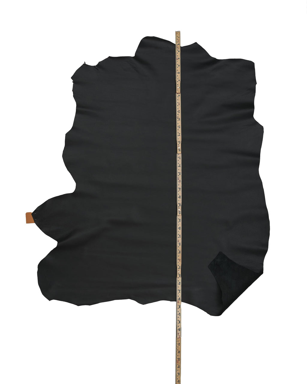 Premium black nappa lamb leather, black NAPPA sheepskin, smooth soft lambskin hide for CLOTHING 0.4 - 0.6 mm B19083-TB La Garzarara
