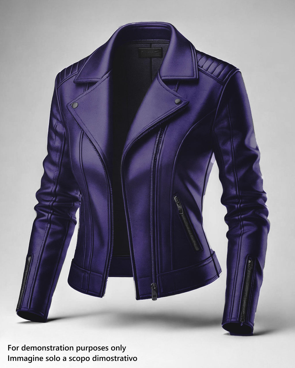 Indigo blue NAPPA sheepskin Leather, smooth glossy supple lamb leather skin, hide for clothing 0.7 - 0.9 mm B17613-TU La Garzarara