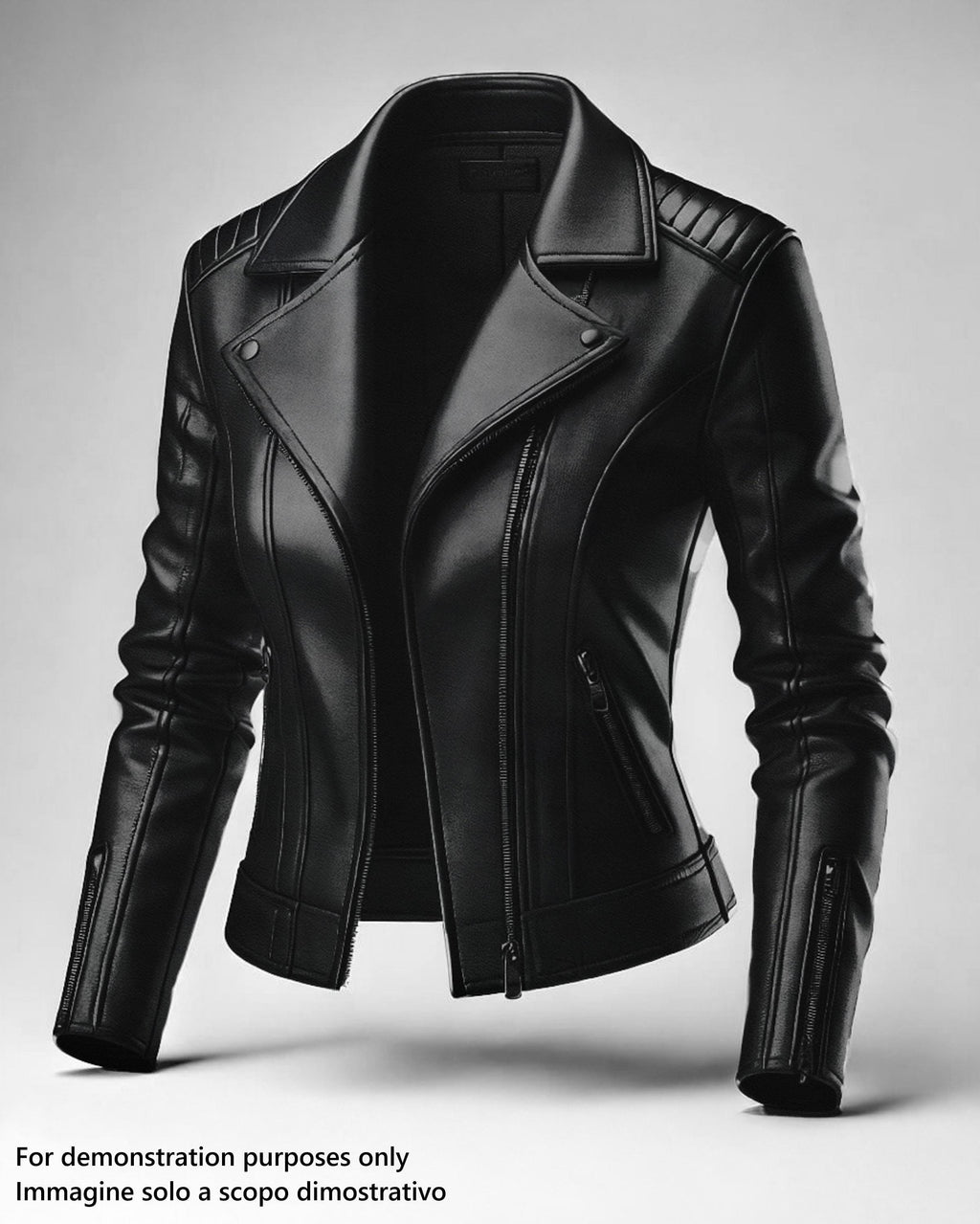 Soft black lambskins lot for Jacket, black NAPPA lamb, thin smooth soft sheepskin hide for CLOTHING 0.4 - 0.6 mm B18680-TB/B La Garzarara