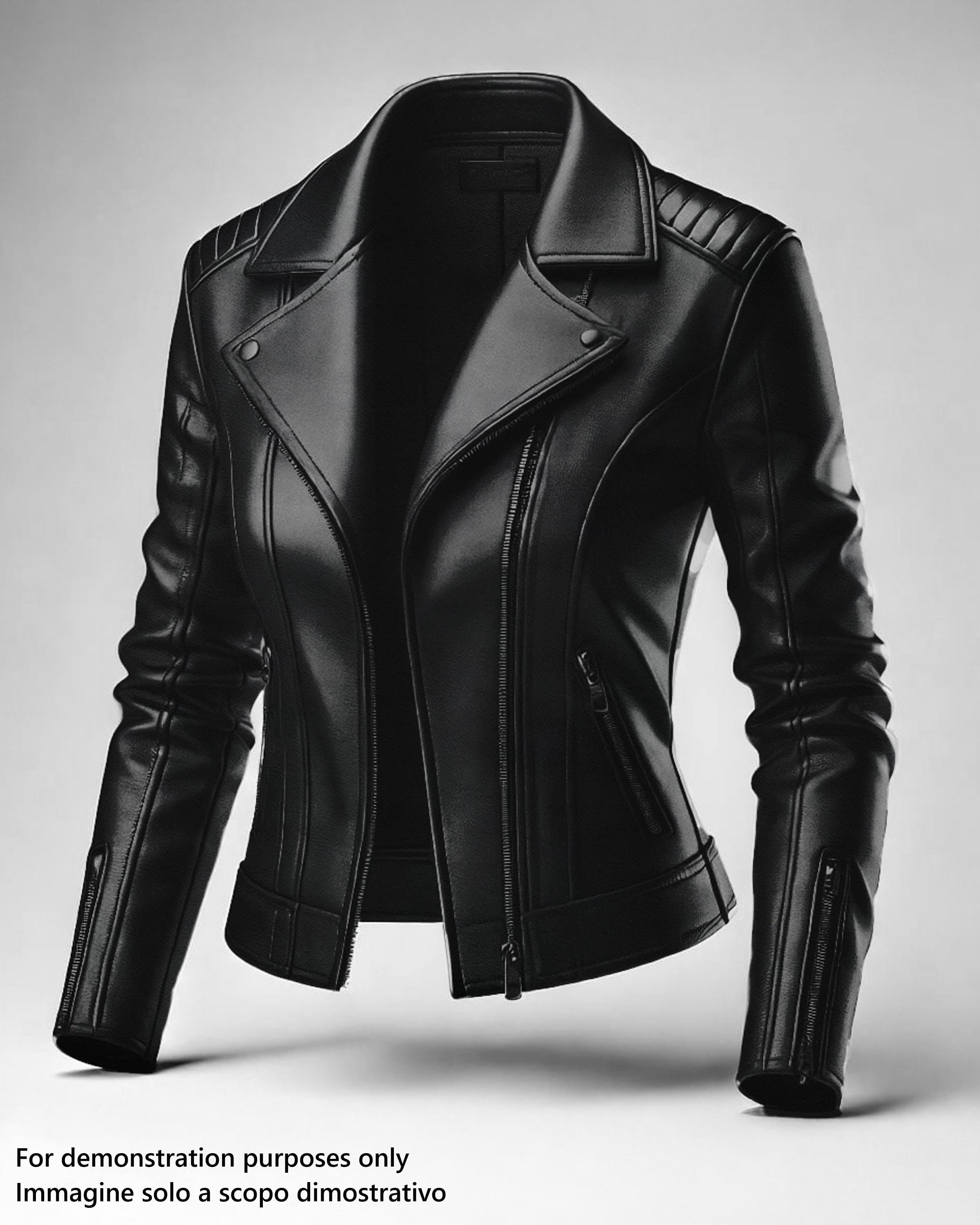 Soft black lambskins lot for Jacket, black NAPPA lamb, thin smooth soft sheepskin hide for CLOTHING 0.4 - 0.6 mm B18680-TB/B La Garzarara