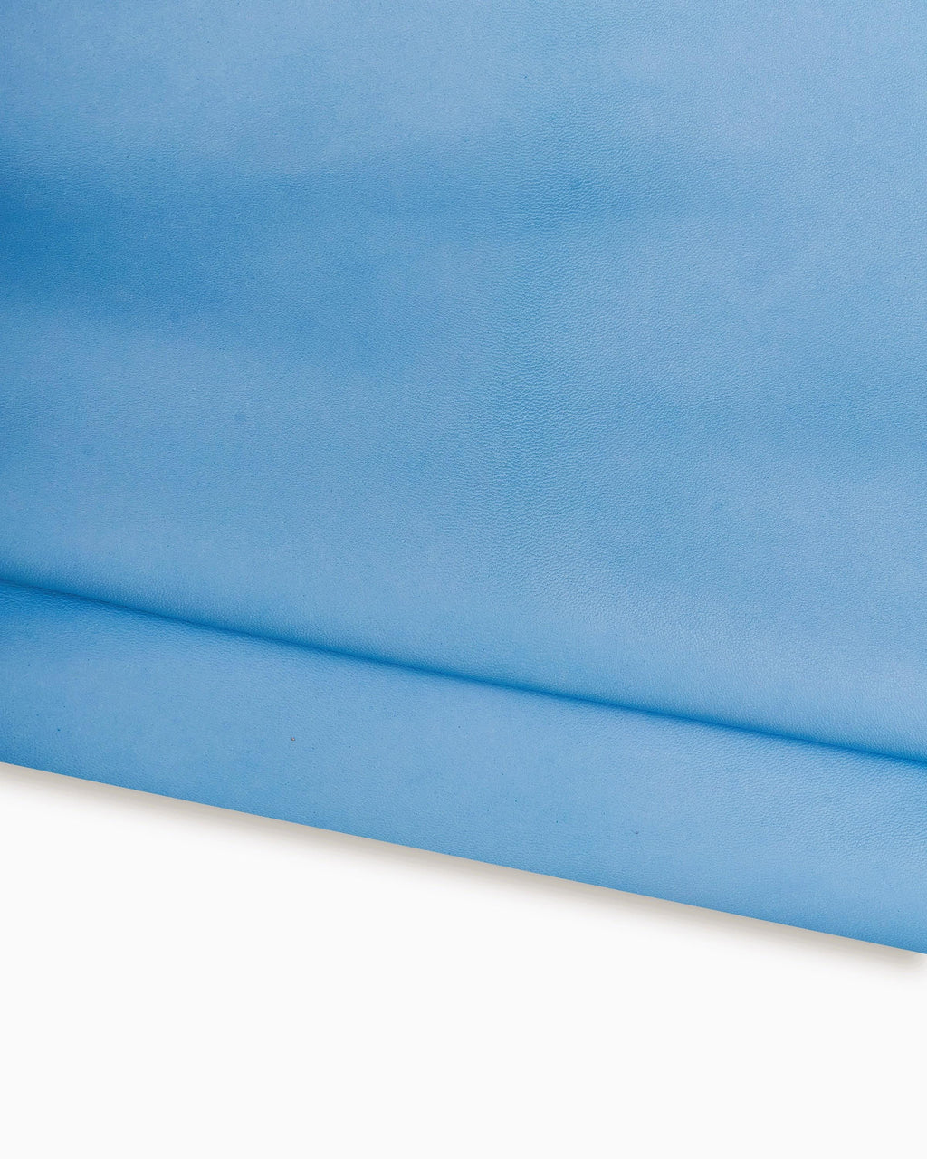 Azure lamb leather skin, super soft lambskin hide, light blue sheepskin for garments and crafting, matt, 0.7 - 0.8 mm B17589-TU La Garzarara