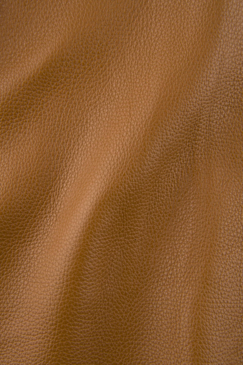 Brown tan calf cowhide leather SKIN hide, pebbled grain semi glossy 1.5–1.6 mm for bags and accessories, B17467-TU La Garzarara