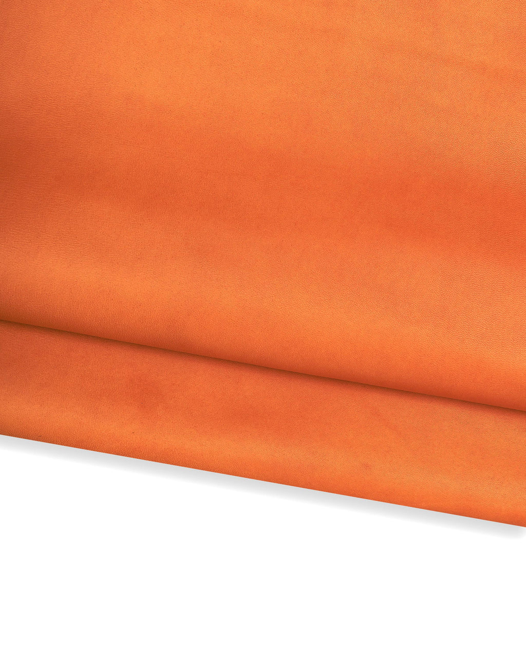 Orange lambskin leather for clothing, silky smooth sheepskin, super soft NAPPA, thin hide for garments, B17586-TU La Garzarara
