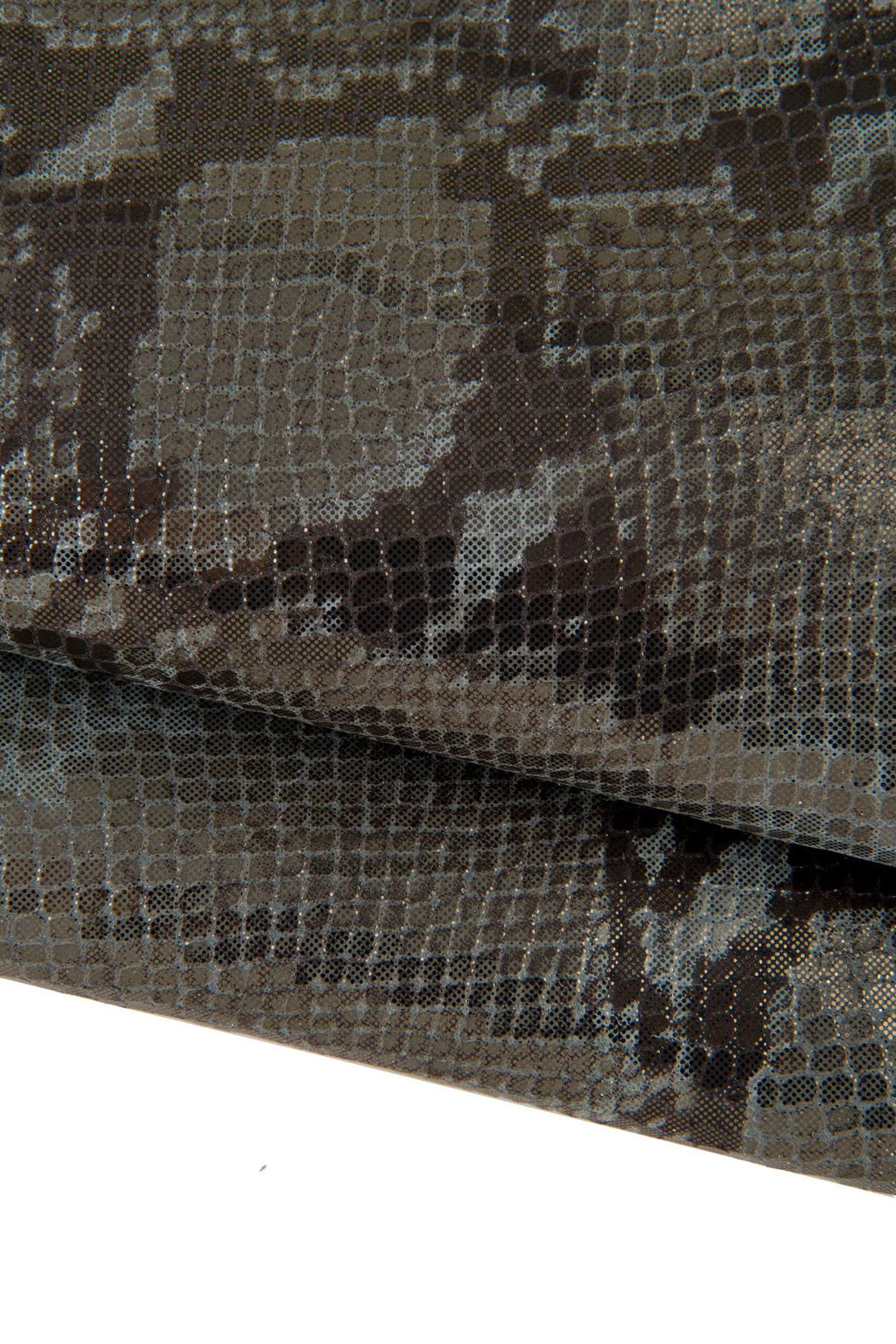Animal print leather hide beige taupe gold tone, reptile embossed skin luxury neutral full hide set B17518-MT(ST) La Garzarara