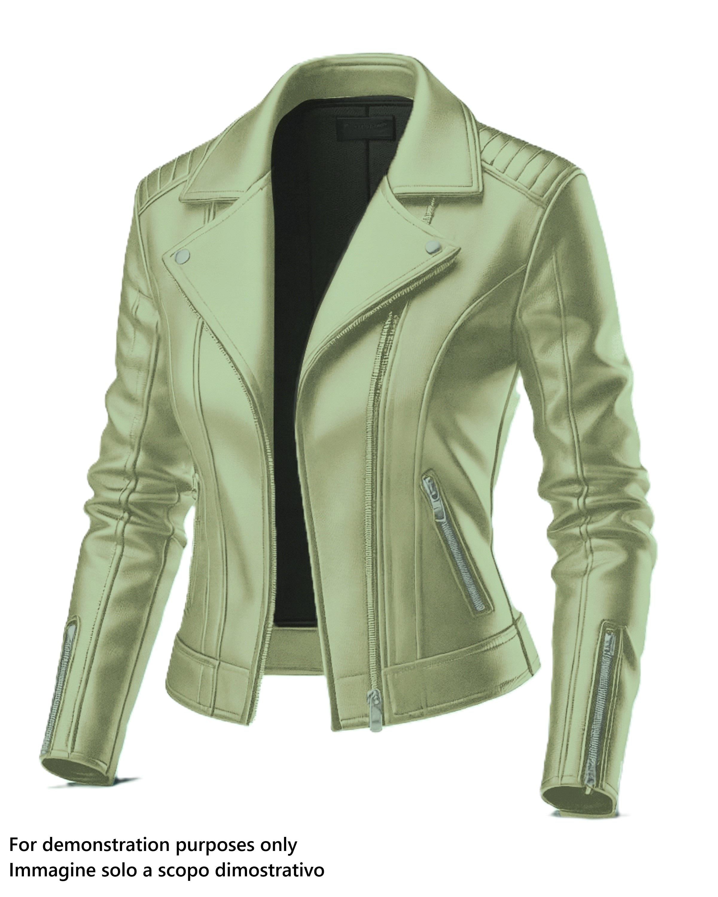 Pastel Pistachio green NAPPA leather, smooth soft lambskin, thin sheepskin, supple hide for garnments B17591-TU La Garzarara