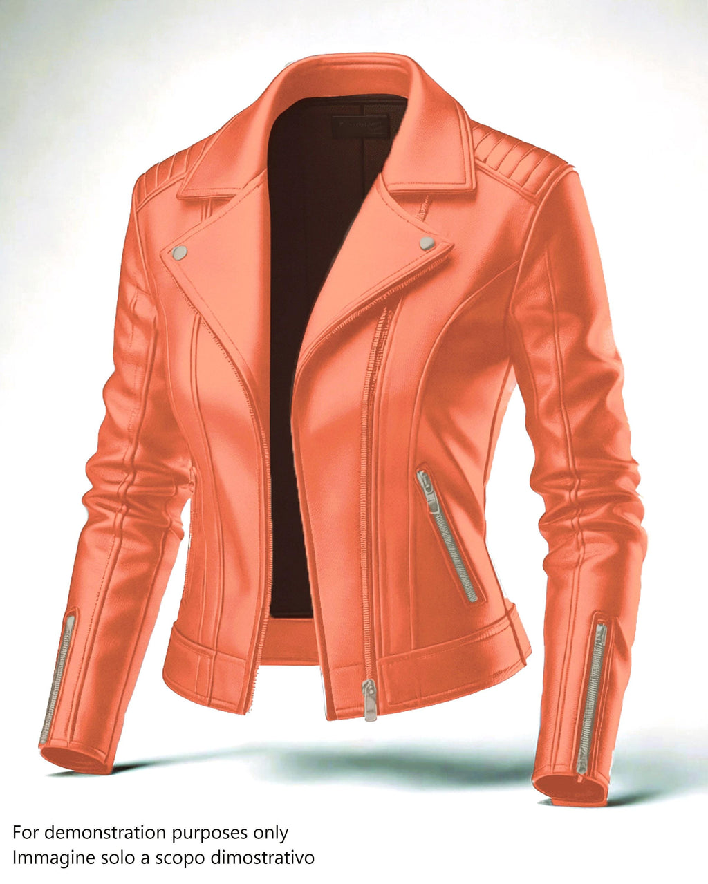 Thin leather skin, Salmon pink lambskin , very soft lamb for garments, in bundles or single hides B17593-TU La Garzarara