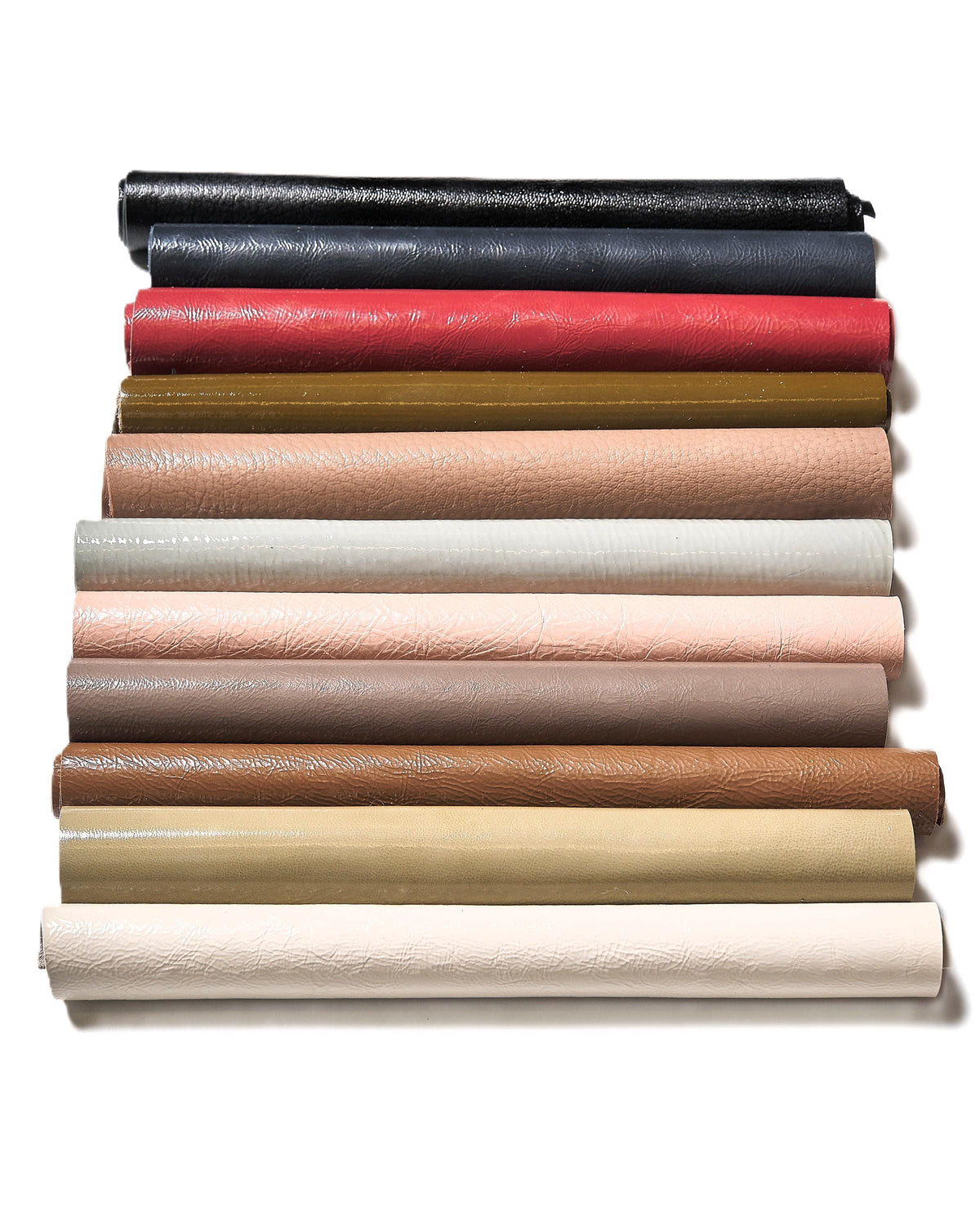 Patent Leather Remnants for Crafts, High Gloss Grained Scraps in Assorted Colors, 10 random leather pieces 10x8" / 25x20 cm RT302