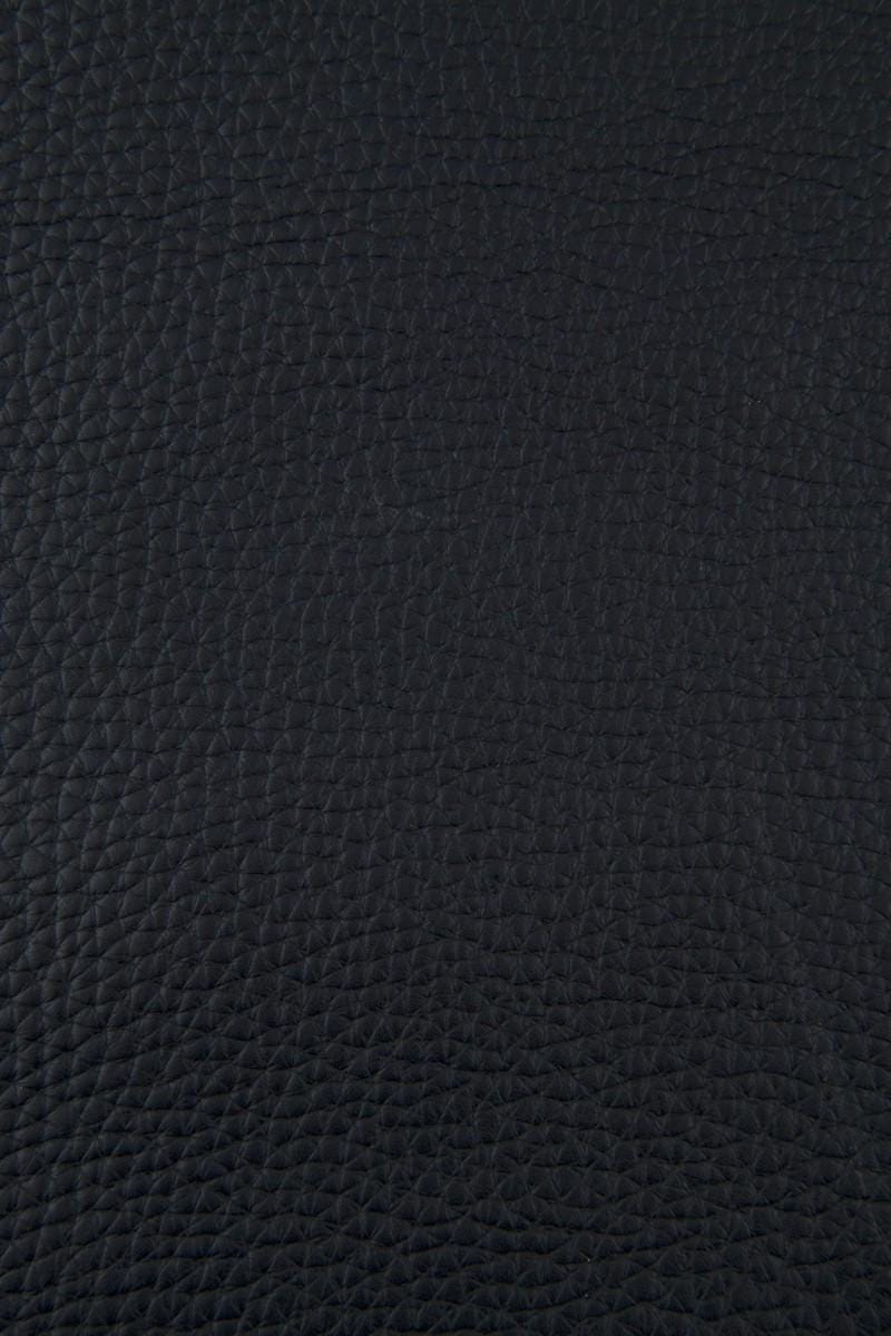 Black large pebble GRAIN printed cowhide, sporty soft embossed leather hide, semi glossy thick calfskin 1.8 - 2.0 mm B17241-TB La Garzarara
