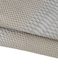 Grey REPTILE embossed leather skin, semi glossy python snake printed goatskin, gray animal pattern on soft hide B17481-ST La Garzarara