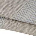 Grey REPTILE embossed leather skin, semi glossy python snake printed goatskin, gray animal pattern on soft hide B17481-ST La Garzarara