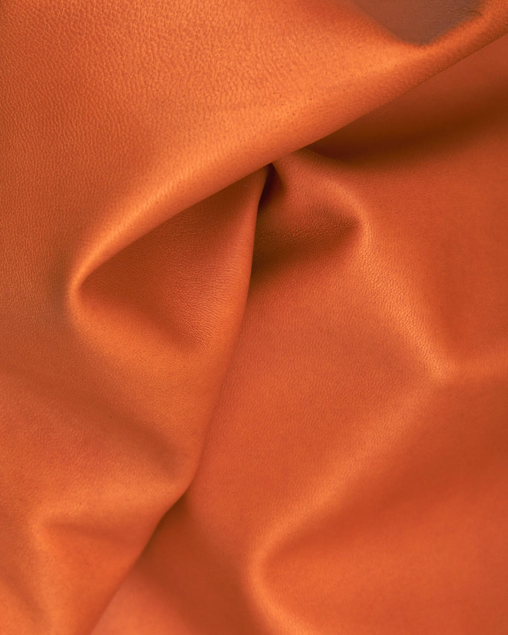 Orange lambskin leather for clothing, silky smooth sheepskin, super soft NAPPA, thin hide for garments, B17586-TU La Garzarara