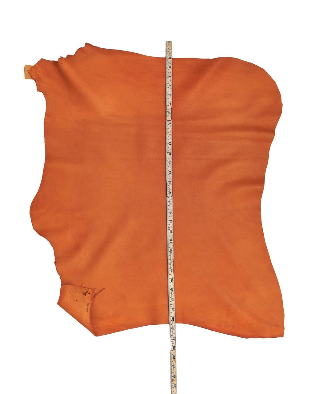 Orange lambskin leather for clothing, silky smooth sheepskin, super soft NAPPA, thin hide for garments, B17586-TU La Garzarara