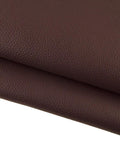 Brown pebbled calf cowhide leather SKIN hide, semi glossy soft grain 1.3–1.4 mm for bags, B17245-TU La Garzarara