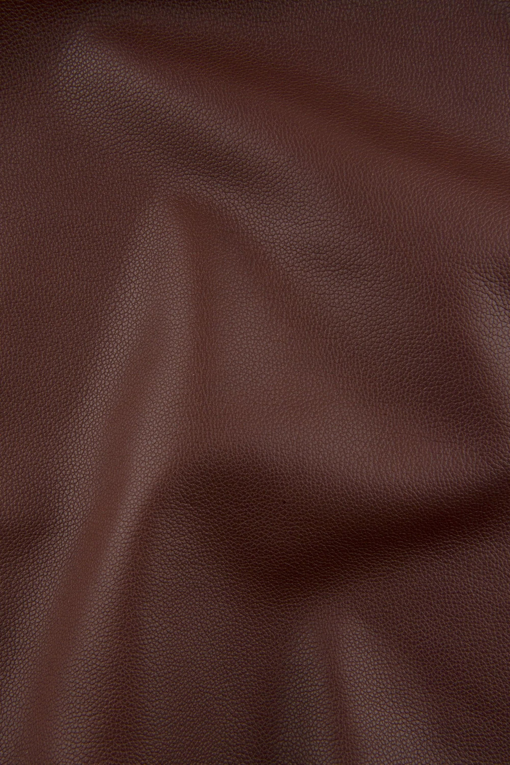 Reddish BROWN leather hide, tiny PEBBLE grain embossed calfskin, soft semi glossy, genuine italian cowhide 1.4 - 1.5 mm B17306-TU
