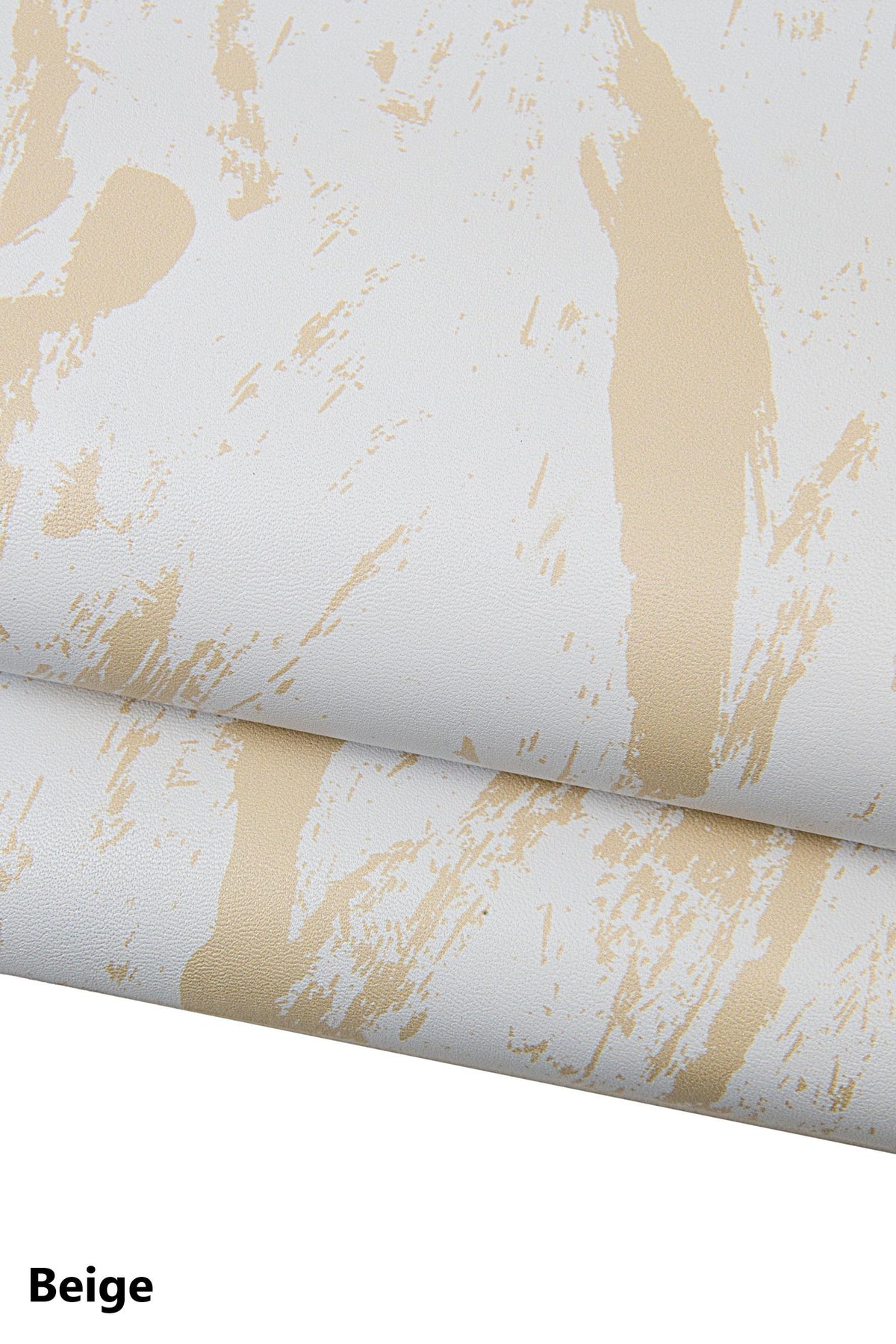 White leather PAINT effect, brush stroke printed leather hide, colorful leather skin for bags craft B17705-ST La Garzarara