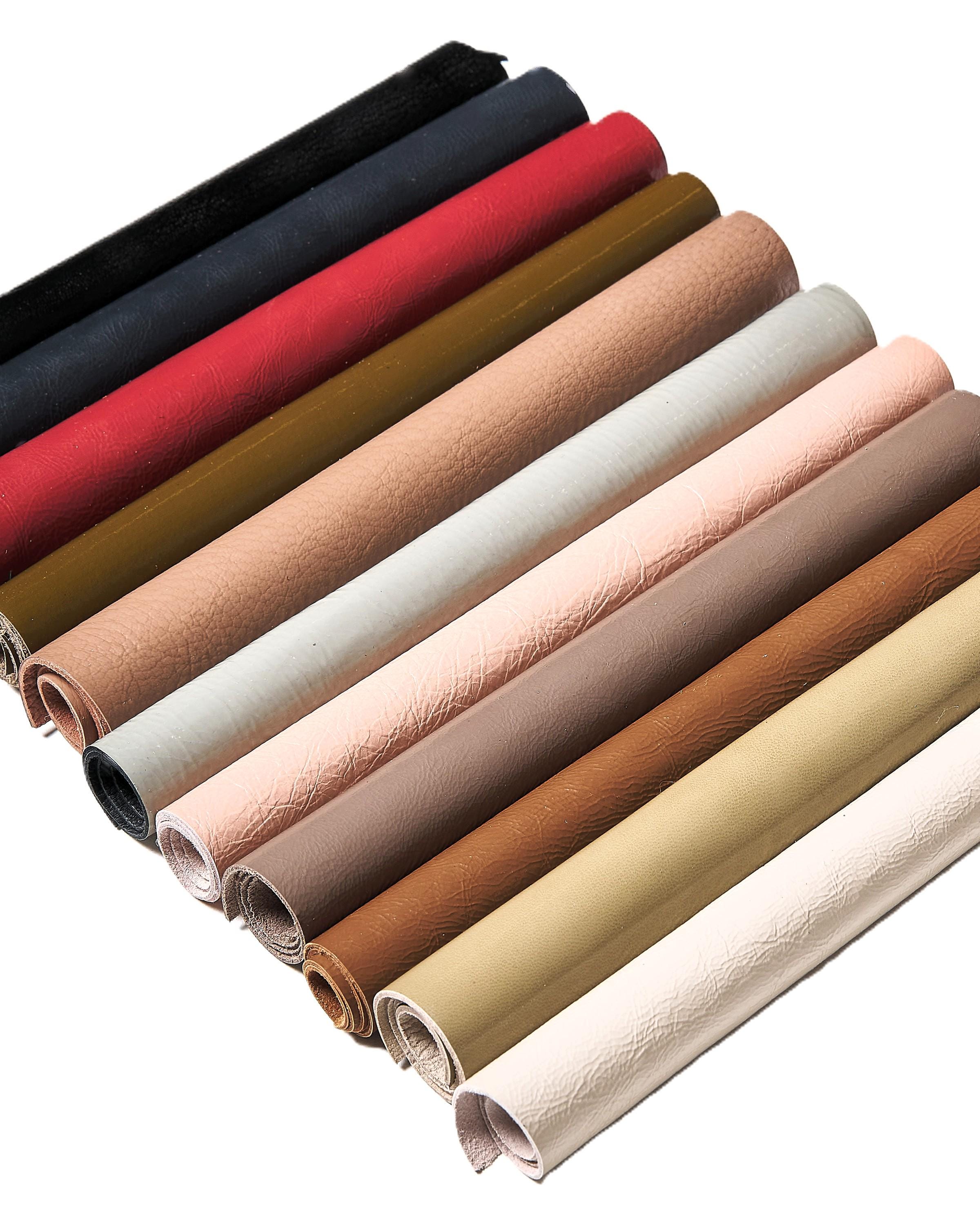 Patent Leather Remnants for Crafts, High Gloss Grained Scraps in Assorted Colors, 10 random leather pieces 10x8" / 25x20 cm RT302