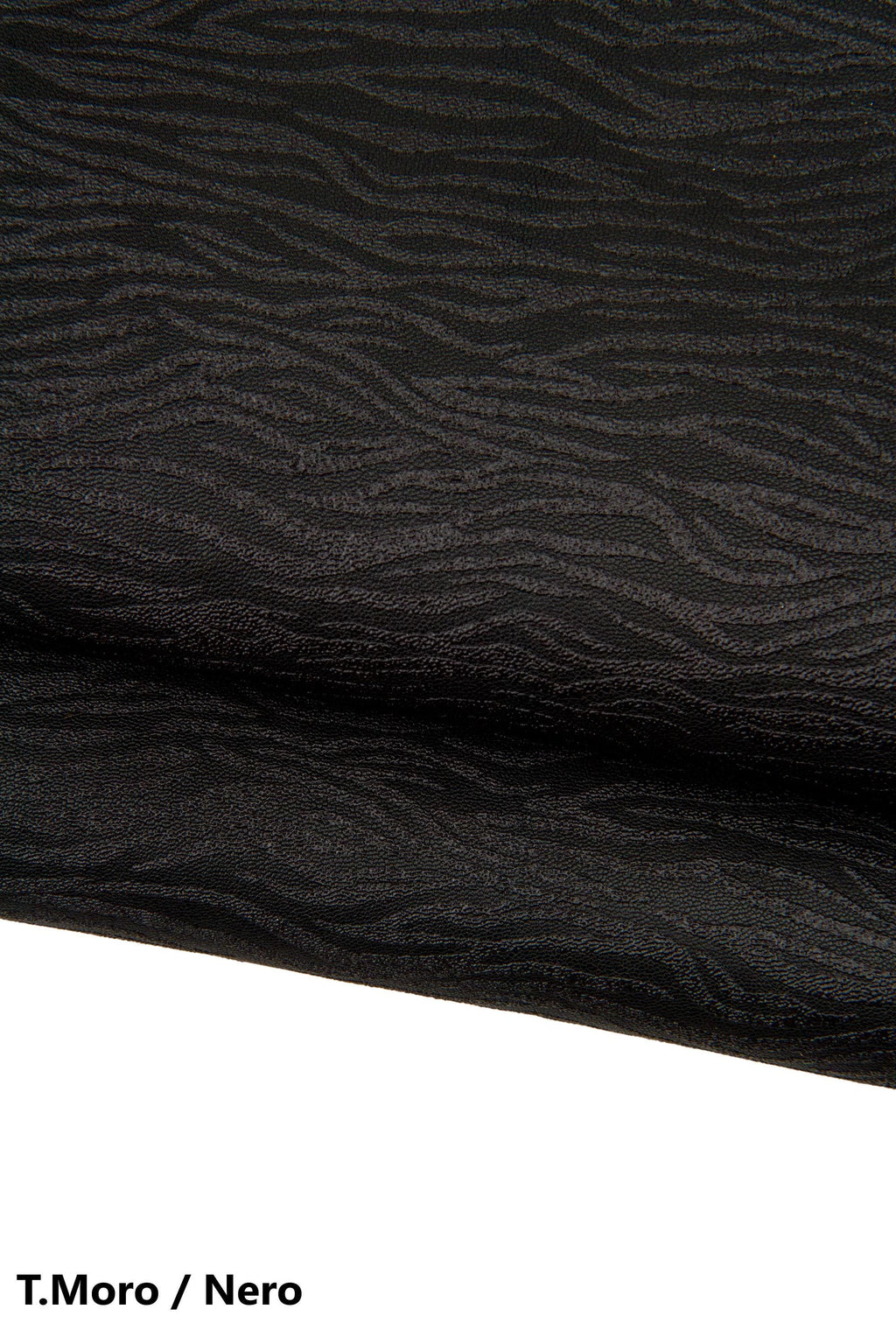 ZEBRA textured leather skin, ANIMAL printed goatskin, soft hide for hobbyists B17668-ST La Garzarara