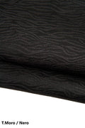 ZEBRA textured leather skin, ANIMAL printed goatskin, soft hide for hobbyists B17668-ST La Garzarara