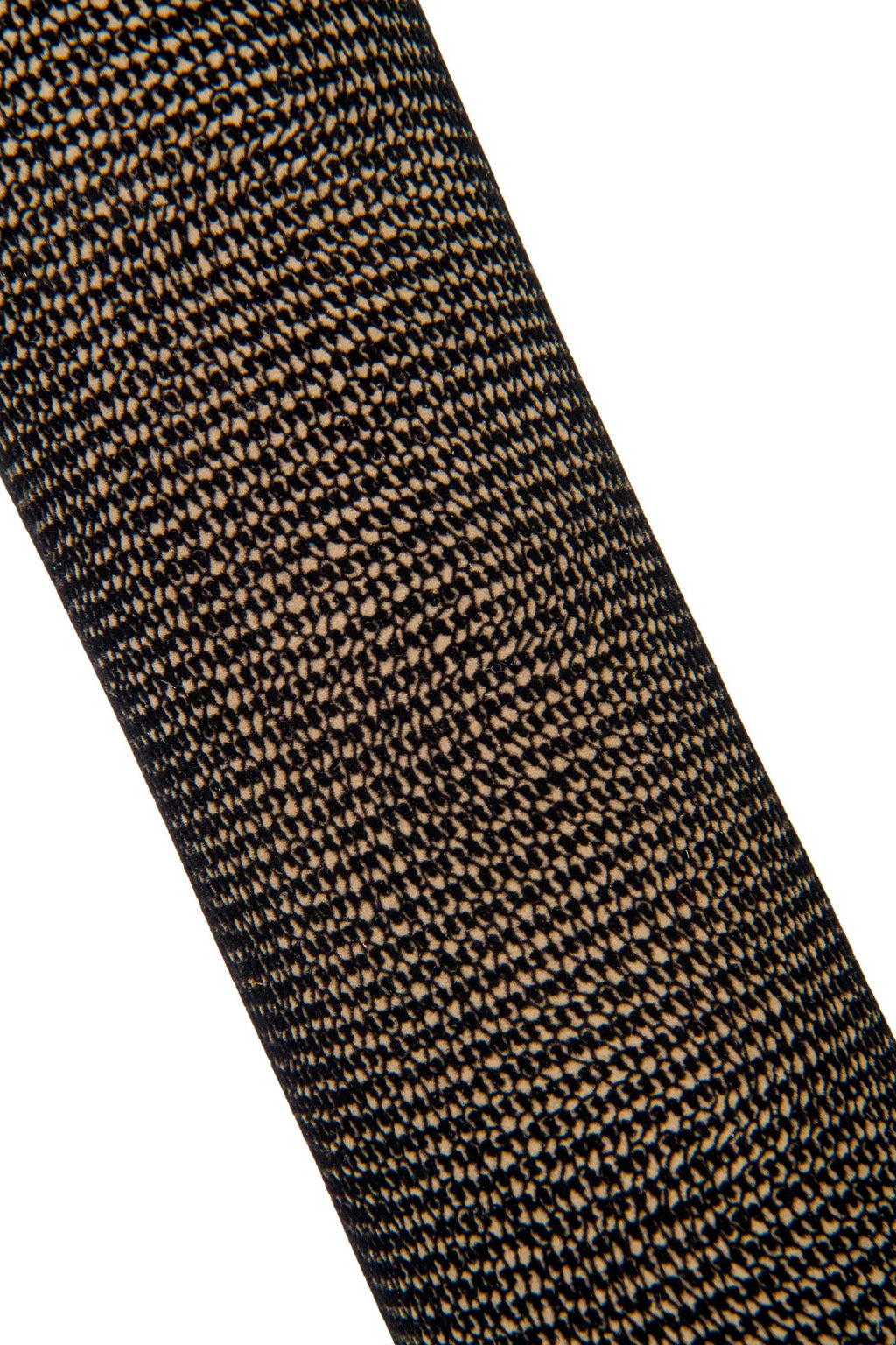 Beige black FLOCK printed goatskin, soft textured leather skin, SOFT hide for diy projects B17667-ST La Garzarara