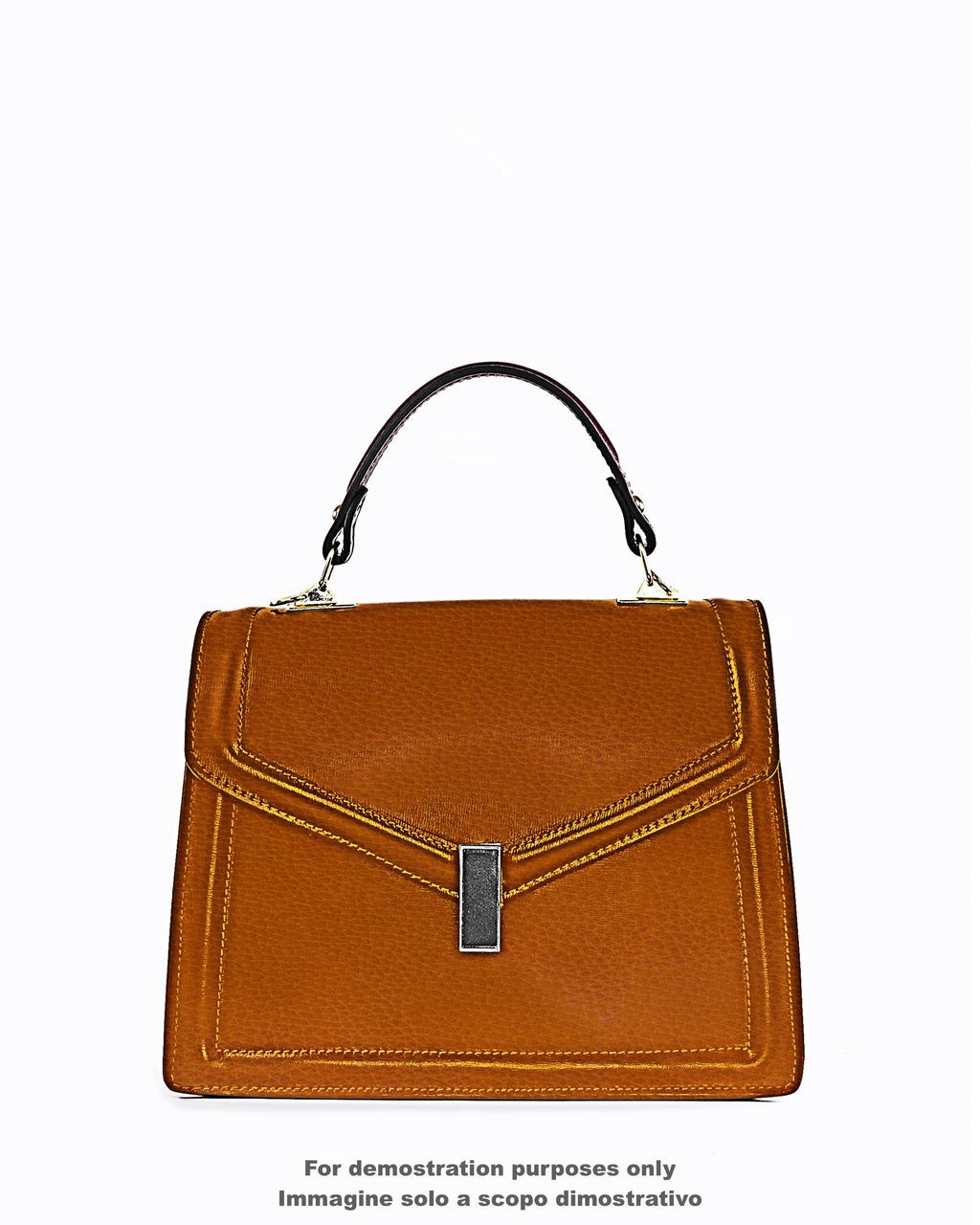 Brown PEBBLE GRAIN printed leather hide, tan grainy calfskin, soft embossed cowhide for crafting B17661-TU La Garzarara