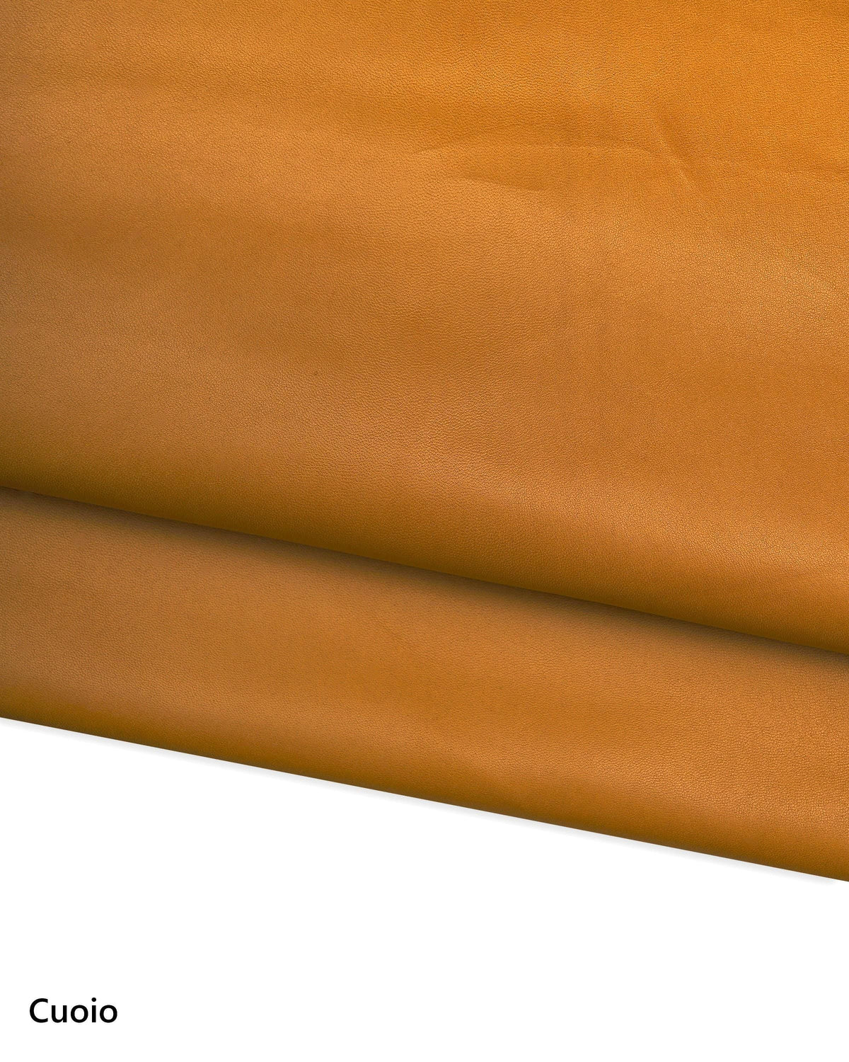Soft lambskin leather for clothing Orange, tan, brown sheepskin NAPPA, smooth hide for GARMENTS and craftings B17601-TU La Garzarara
