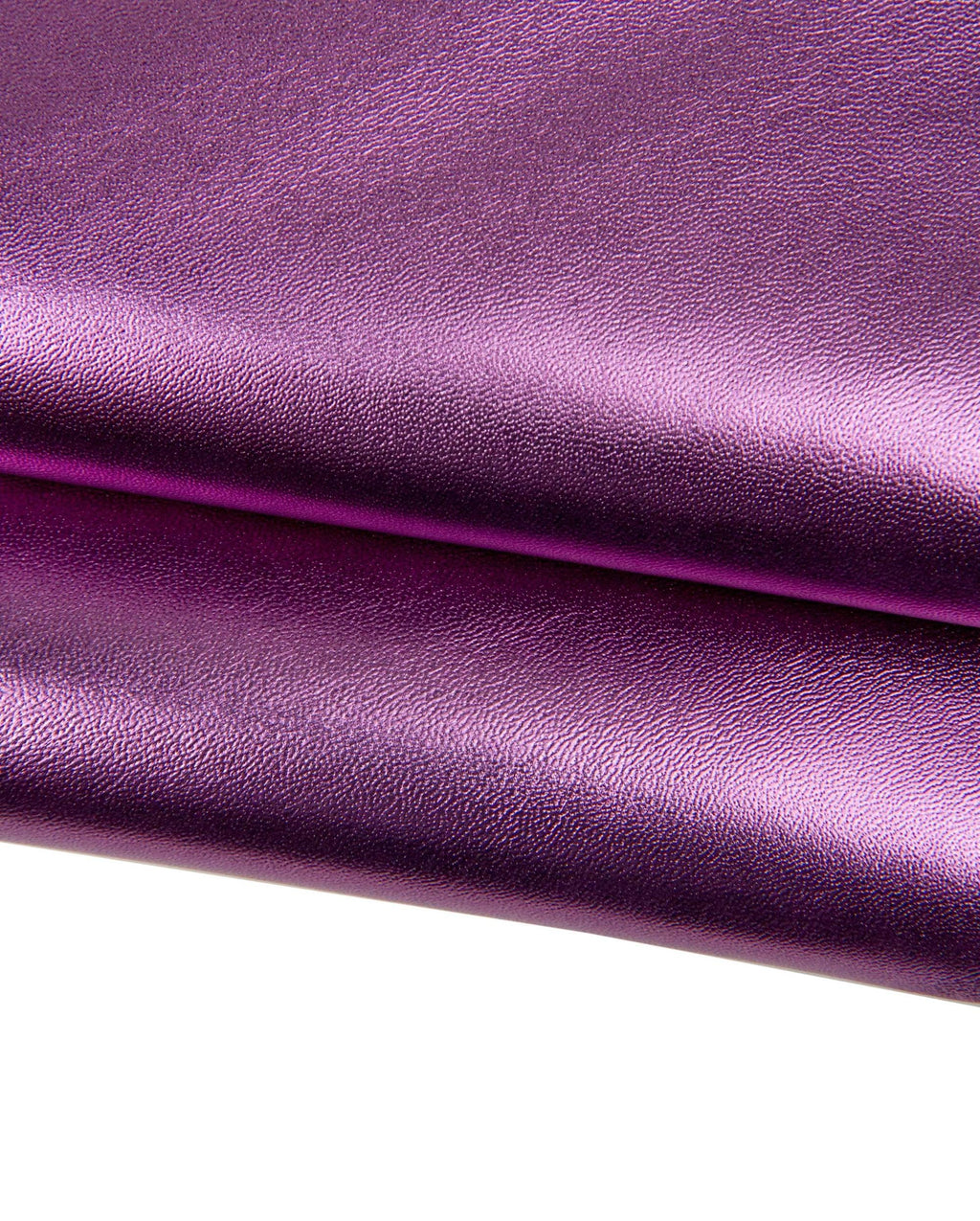 Violet METALLIC leather skin, SMOOTH Purple sparkle hide, glossy soft goatskin 0.7-0.9 mm for diy creations B17894-MT La Garzarara