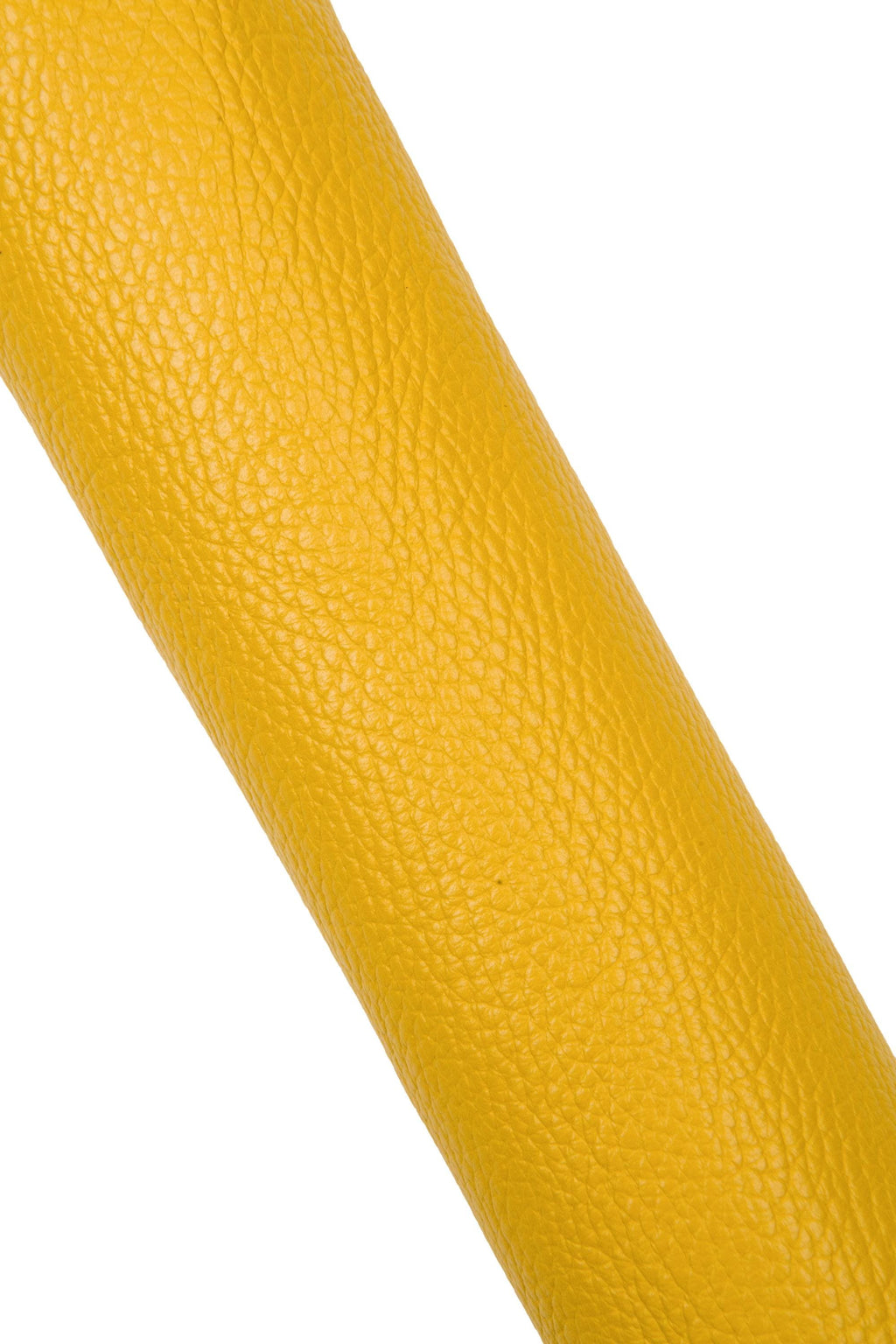 Yellow pebbled calf cowhide leather SKIN, semi glossy thick grain hide 1.4–1.6 mm for leather goods, B17902-TU La Garzarara