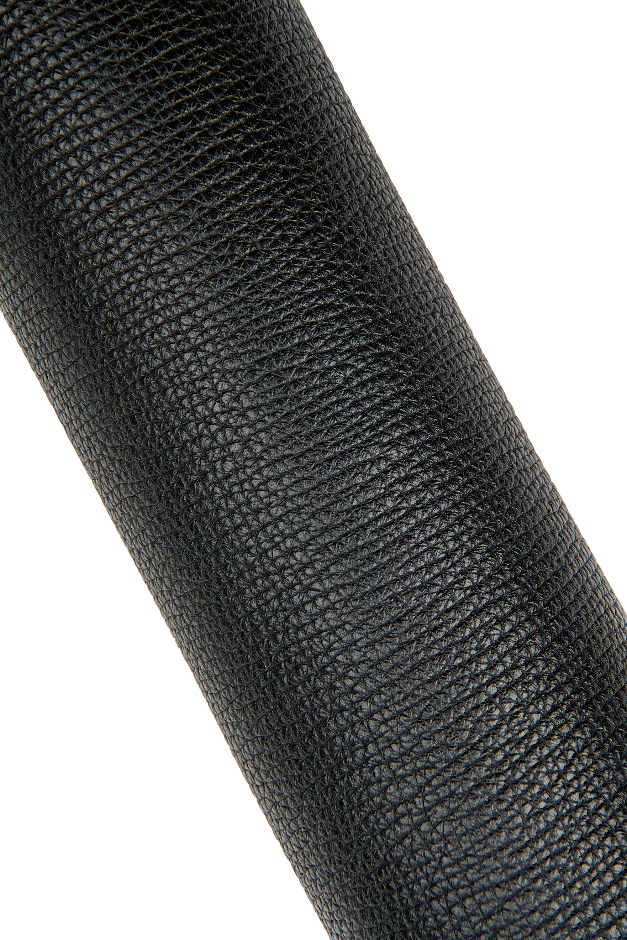 Black Leather for handbags, Coarse Grain SAFFIANO - like Leather hide, Grainy textured skin B17631-TB La Garzarara
