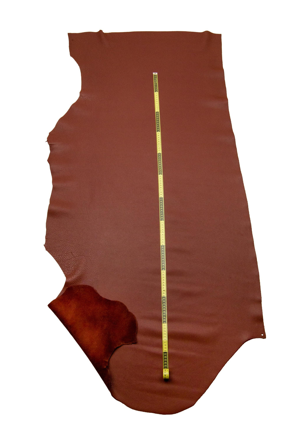Warm brown calf leather SKIN with fine grain, red brick soft semi glossy cowhide HIDE 1.5–1.7 mm for handcrafted goods, B17628-TU Garzarara