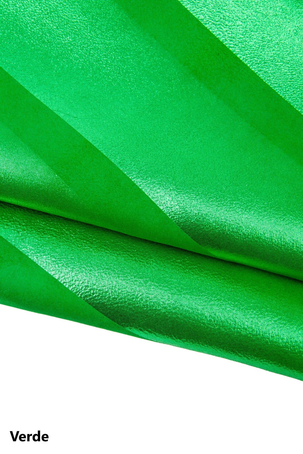 Herringbone Effect Leather skin, Vibrant Italian Leather,bright metallic suede leather hides B17688-MT(st) La Garzarara