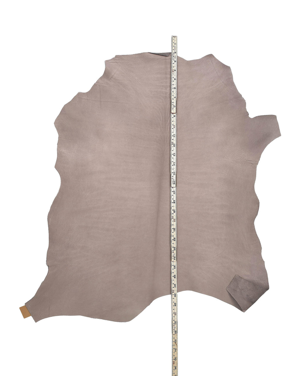 Dove grey NUBUCK leather hide, velvety calfskin, soft GRAIN super soft, cowhide for crafting B17852-TU La Garzarara