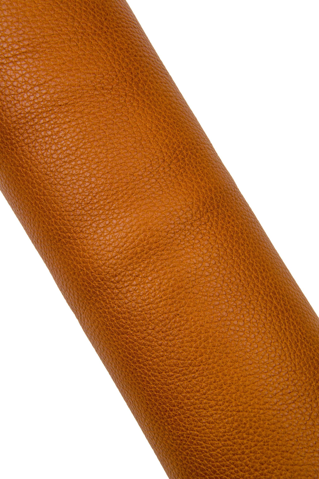 Brown PEBBLE GRAIN printed leather hide, tan grainy calfskin, soft embossed cowhide for crafting B17661-TU La Garzarara