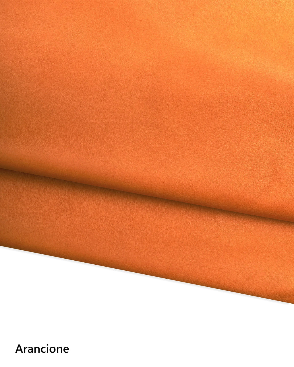 Soft lambskin leather for clothing Orange, tan, brown sheepskin NAPPA, smooth hide for GARMENTS and craftings B17601-TU La Garzarara