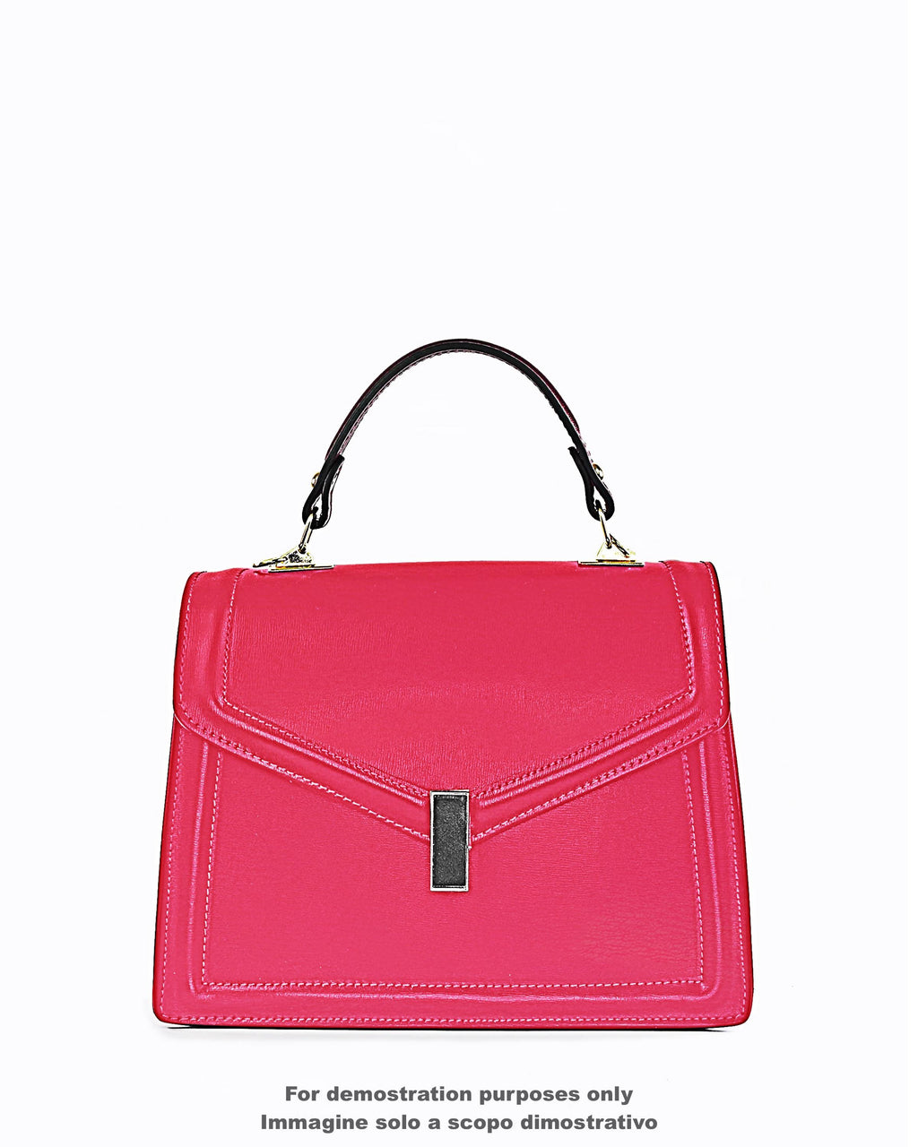 Semi Firm red pebbled leather SKIN , Tick grained cowhide leather for bags and accessories