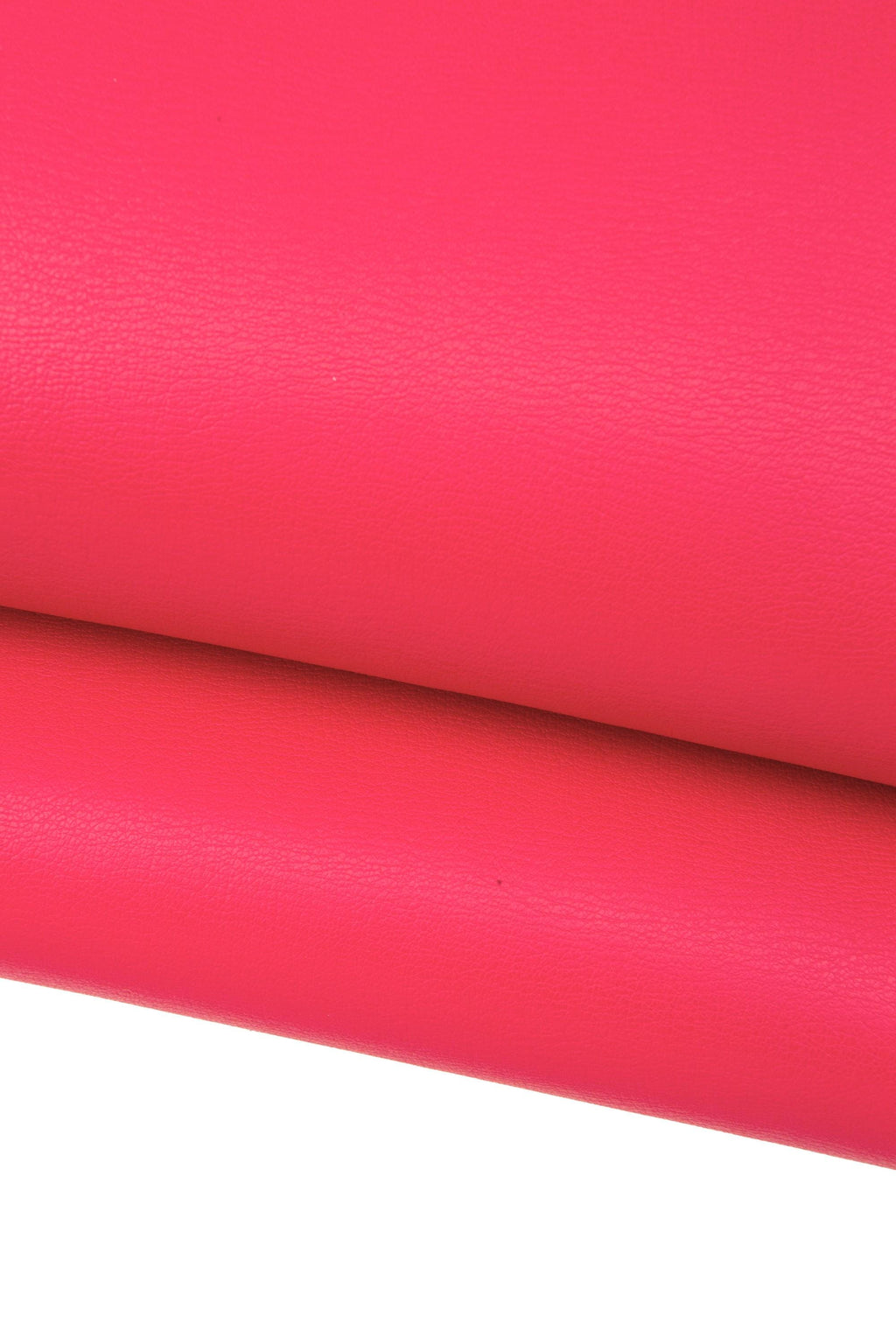 Semi Firm red pebbled leather SKIN , Tick grained cowhide leather for bags and accessories