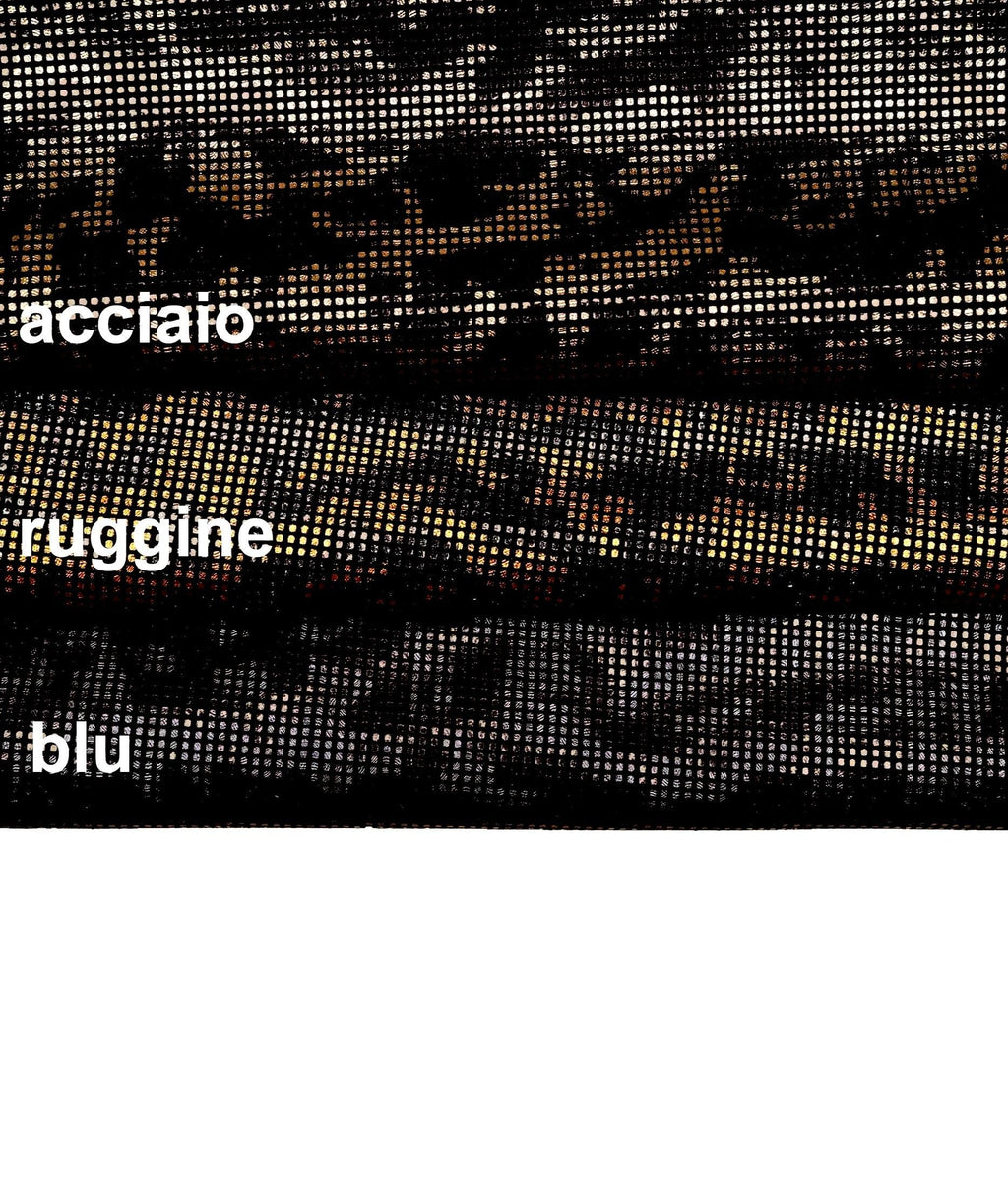 Camouflage Suede Leather , Blue Steel & Rust Metallic Print skins B14278-MT(st) La Garzarara
