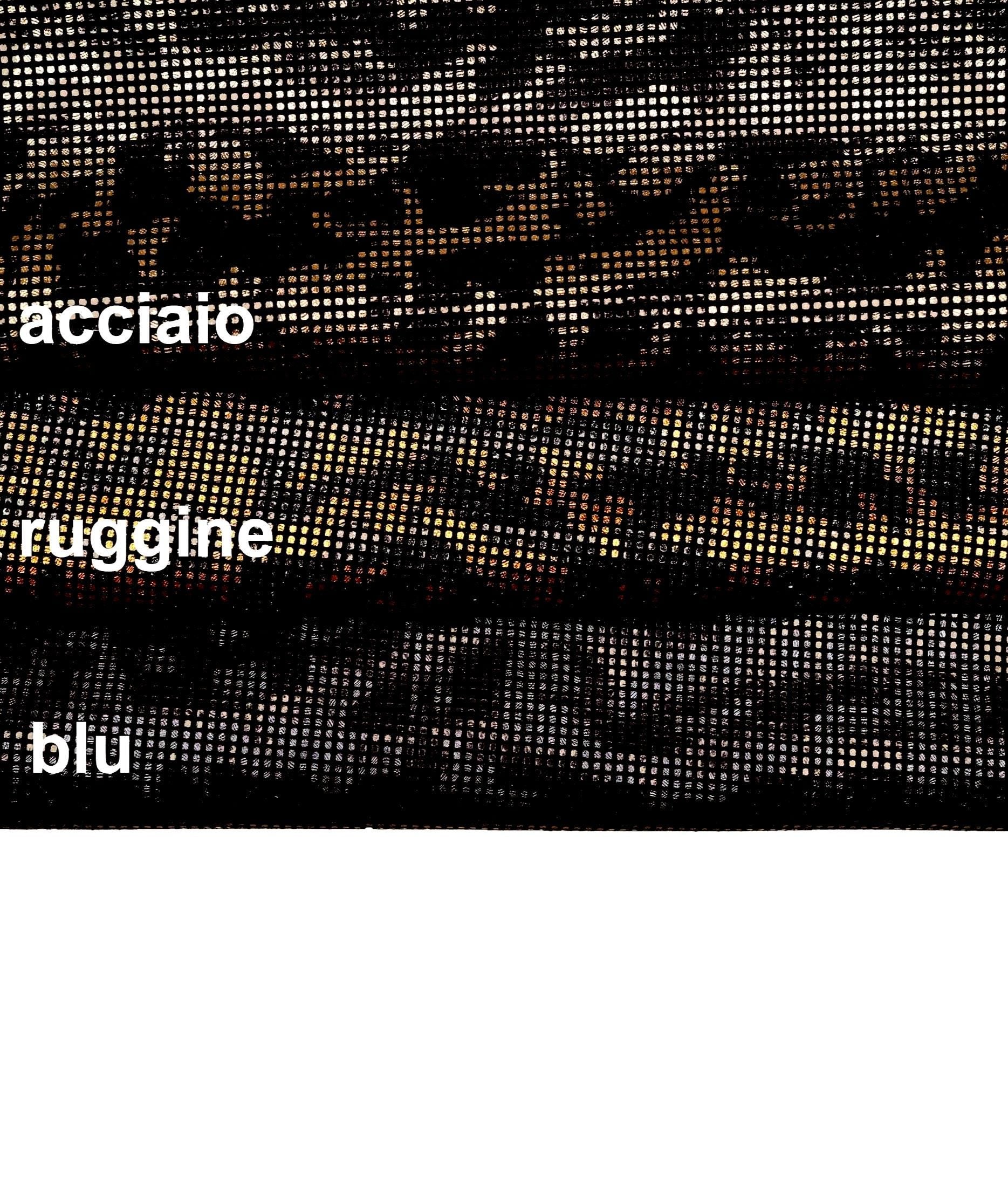 Camouflage Suede Leather , Blue Steel & Rust Metallic Print skins B14278-MT(st) La Garzarara