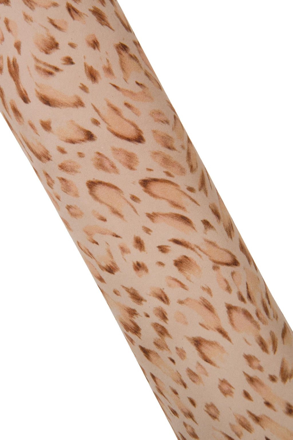 Beige - brown LEOPARD printed leather skin, CHEETAH textured suede goatskin, animal pattern on hide, for hobbyists B17732-ST La Garzarara