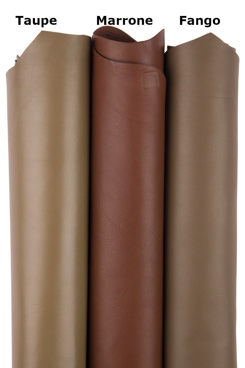 Soft lambskin nappa leather skin hide taupe beige light brown, extra supple sheep leather for garments accessories B14790-TU La Garzarara