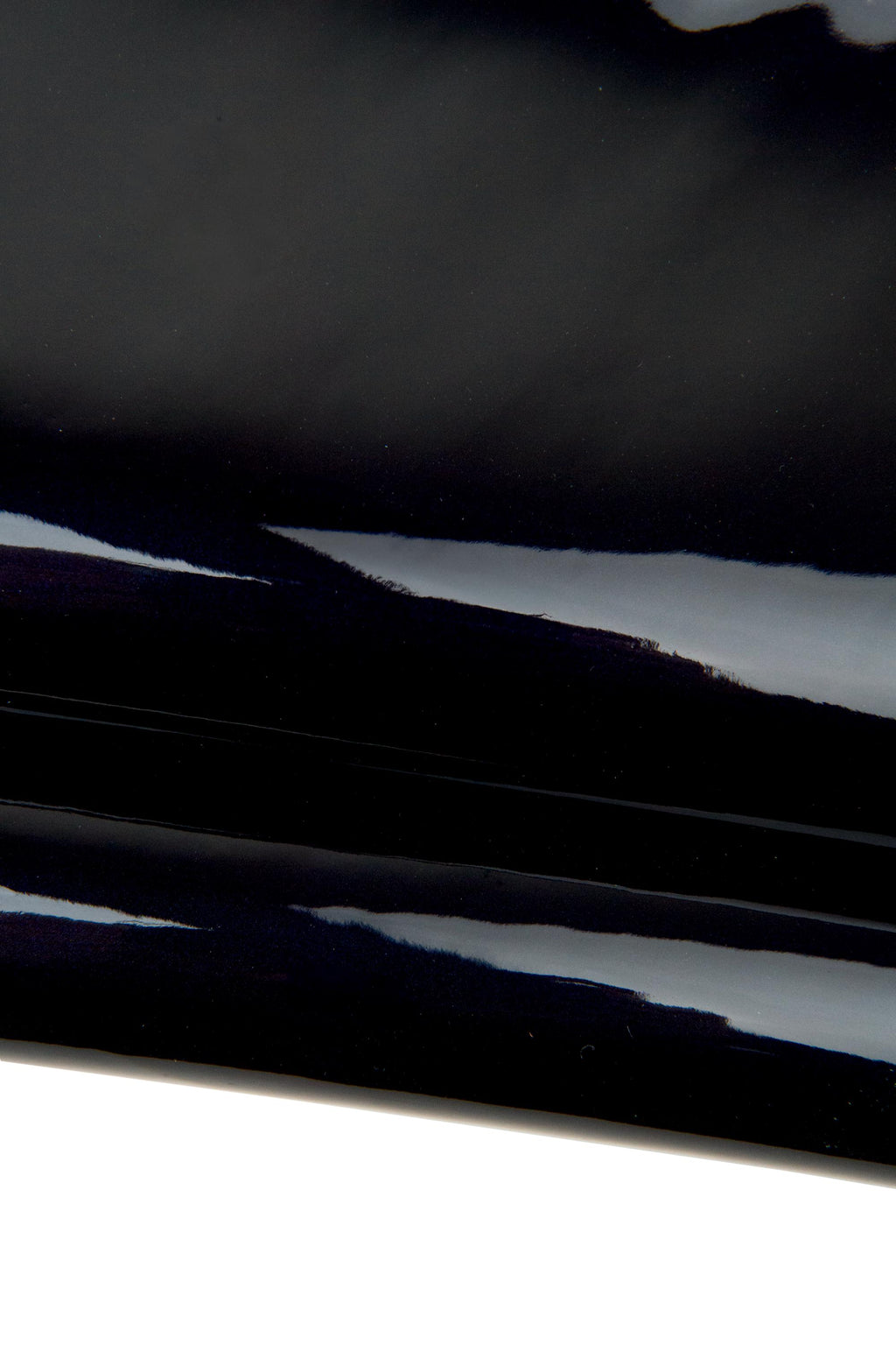 Night blue PEARLIZED PATENT leather hide, glossy soft cowhide, elegant solid color calfskin for crafters B17911-TU La Garzarara