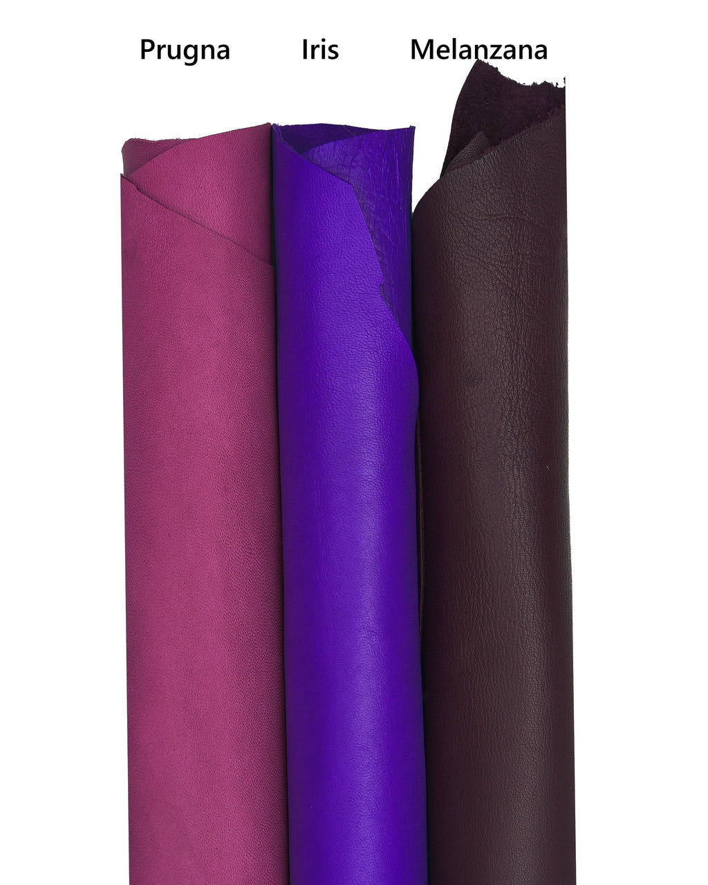 Purple smooth leather skin, super soft lambskin NAPPA, sheepskin for GARMENTS and diy projects B7600-TU La Garzarara