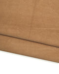 Beige - camel NUBUCK leather hide, suede calfskin with tiny light grain, soft cowhide 0.8-0.9 mm B17853-TU La Garzarara