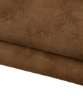 Vintage brown suede goat leather hide, aged effect soft goatskin skin for leather craft B17242-VT La Garzarara