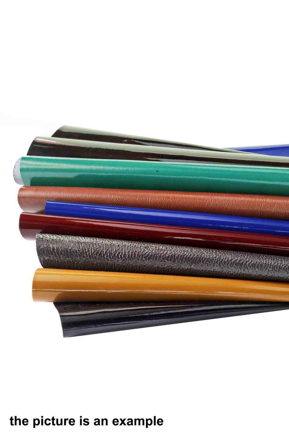 Patent Dark colors Offcuts leather, smooth pearled naplak scraps, renmants leather 16x16" / 40x40 cm AMZ41 La Garzarara